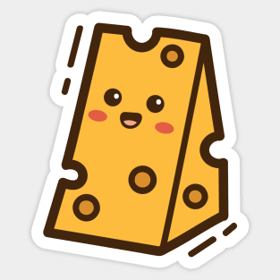 Kawaii Cheese Sticker